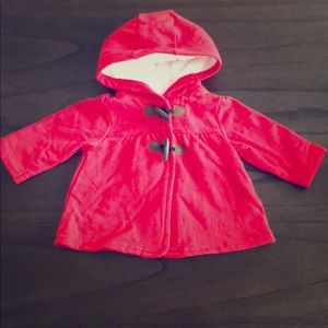 Little “red riding hood” peacoat